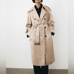 Hm double breasted trench coat